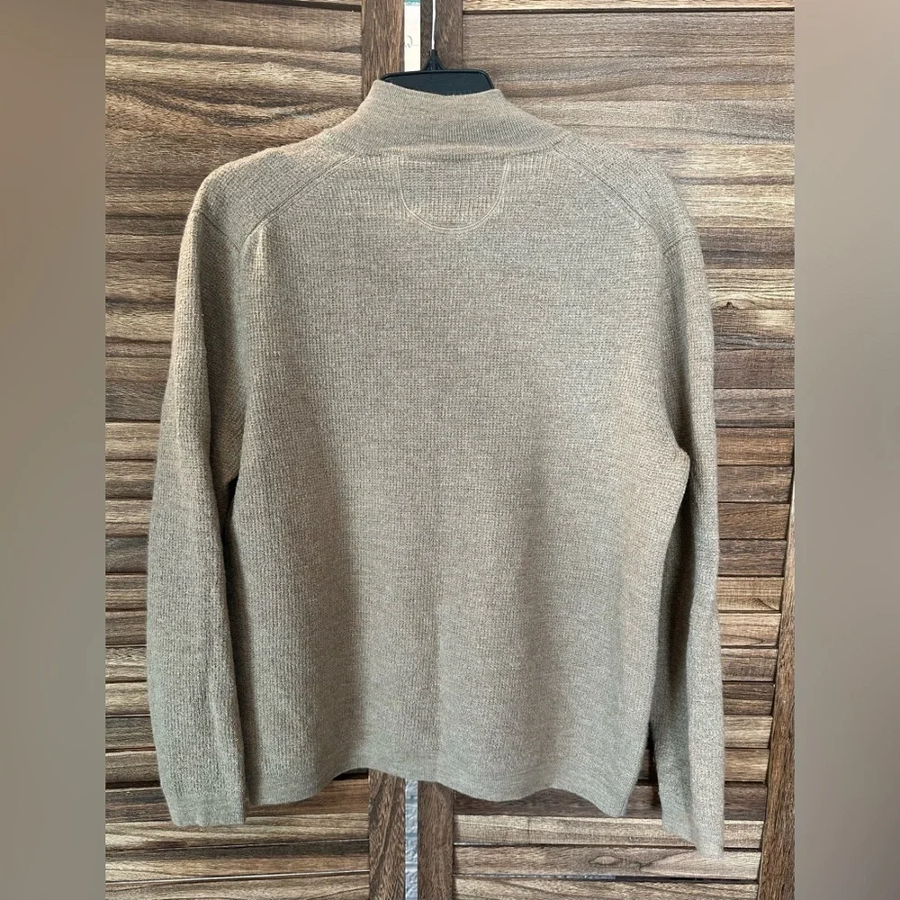 Raffi The Palmer Quarter Zip Merino Wool Jumper Sweater